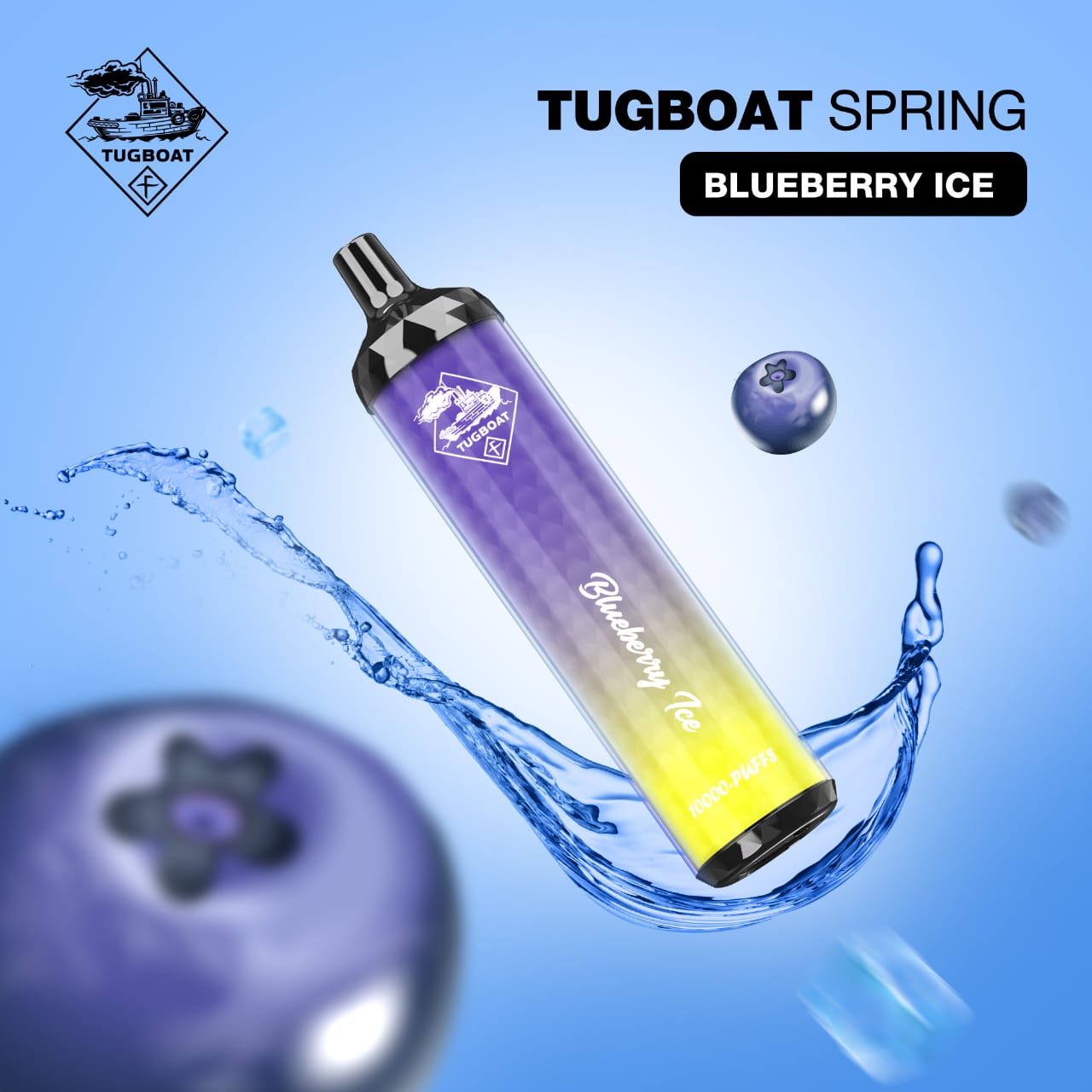 TUGBOAT SPRING- Blueberry Ice