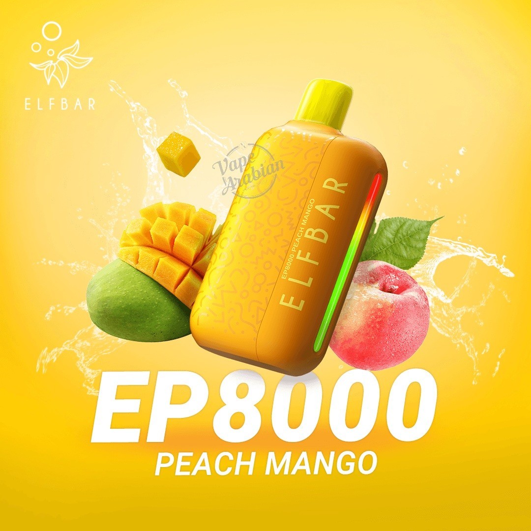 elfbar 8k 5%- peach mango