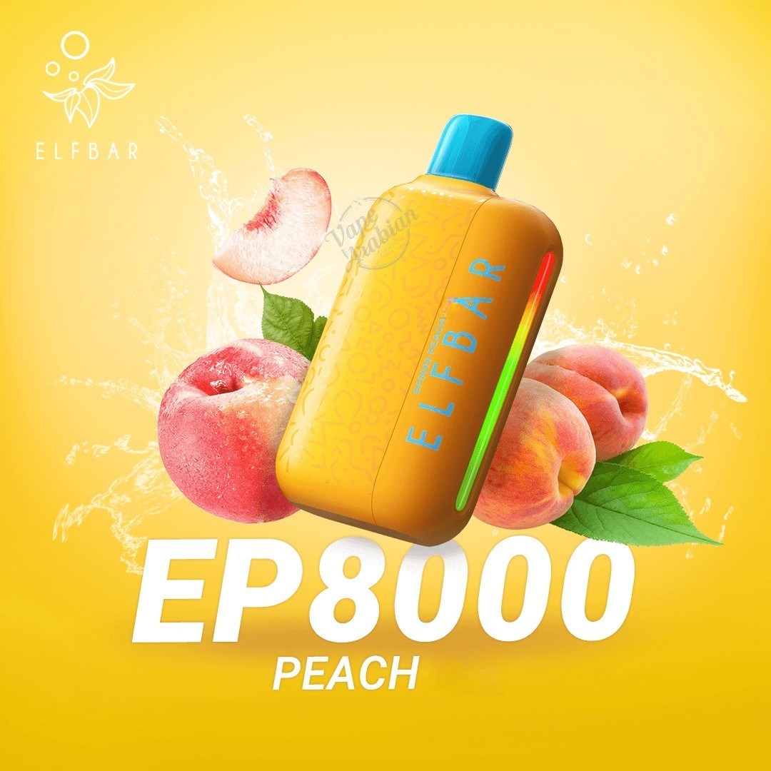 elfbar 8k 5%-peach ice