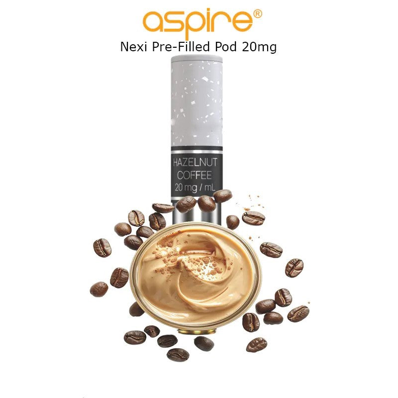 aspire nexi pod - hazelnut coffe
