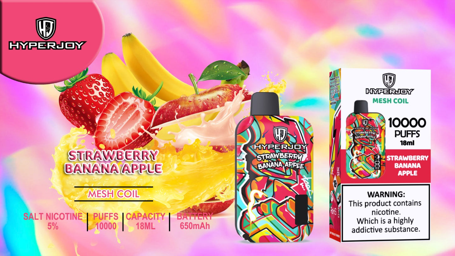 Hyperjoy - Strawberry Banana Apple