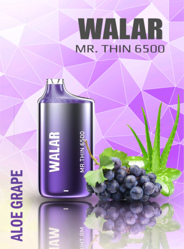 Walar Mr. Thin 6500 - Aloe Grape