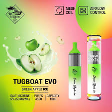 TUGBOAT Evo - Green Apple Ice