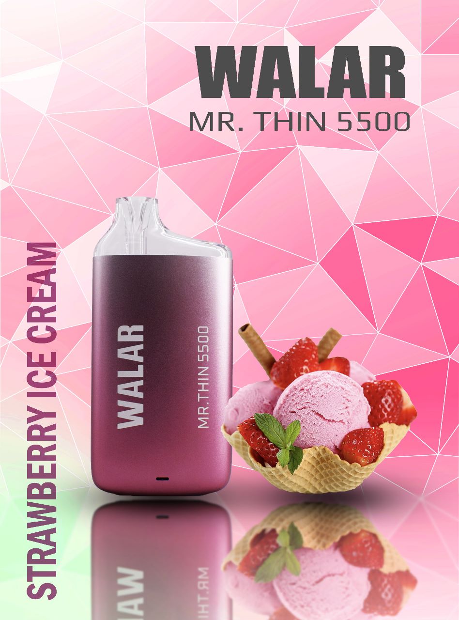 Walar Mr. Thin 6500 - Strawberry Ice Cream