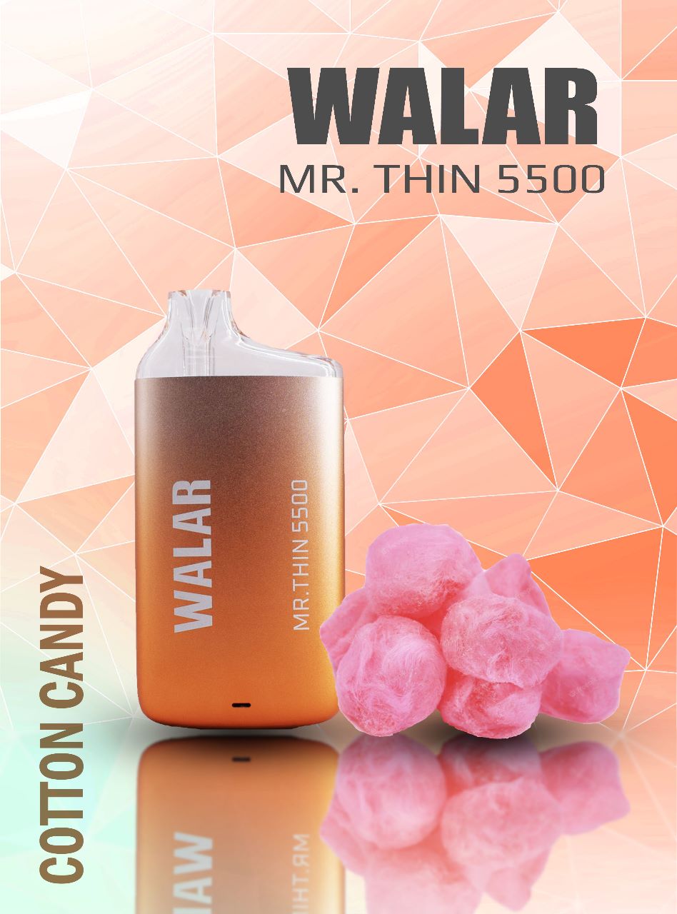 Walar Mr. Thin 6500 - Cotton Candy