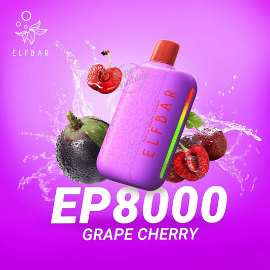 elfbar 8k 5%-grape cherry
