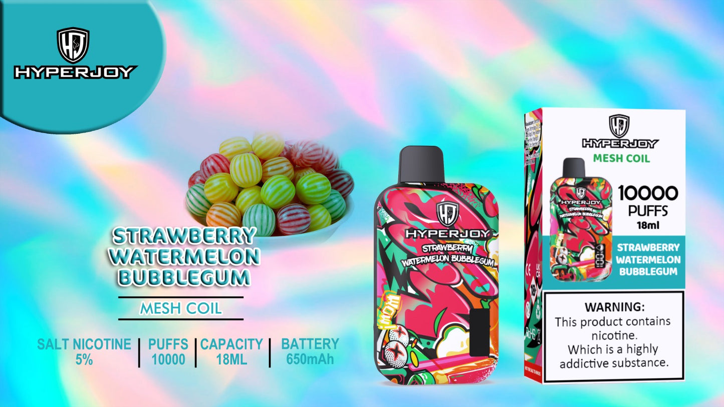 Hyperjoy - Strawberry Watermelon Bubblegum