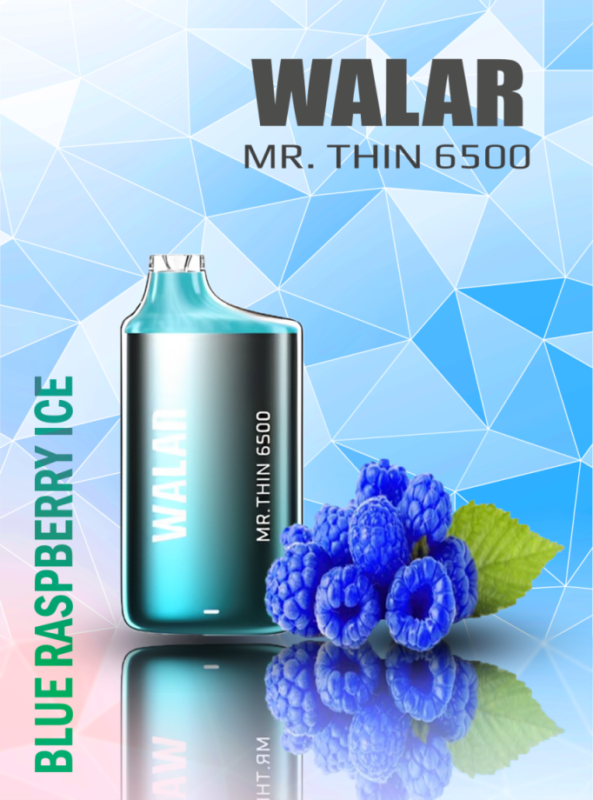 Walar Mr. Thin 6500 - Blue Raspberry