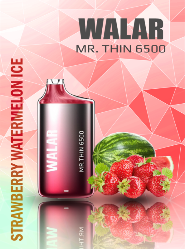 Walar Mr. Thin 6500 - Strawberry Watermelon