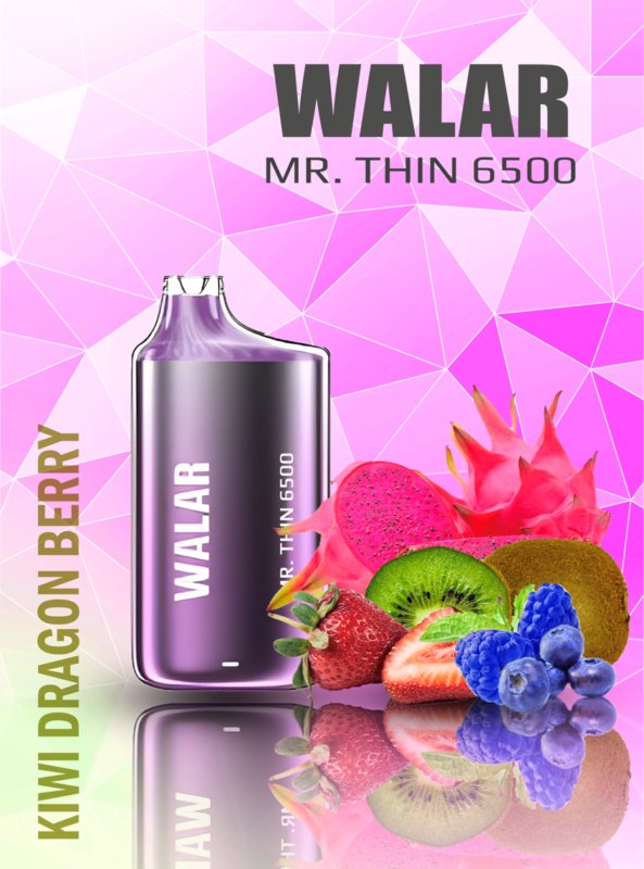 Walar Mr. Thin 6500 - Kiwi Dragon Berry