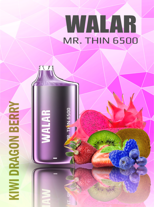 Walar Mr. Thin 6500 - Kiwi Dragon Berry