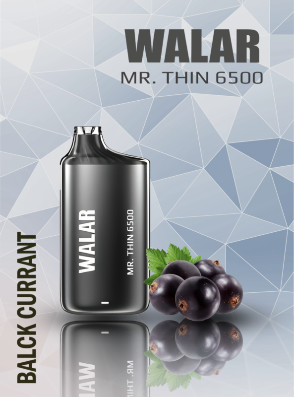 Walar Mr. Thin 6500 - Black Currant