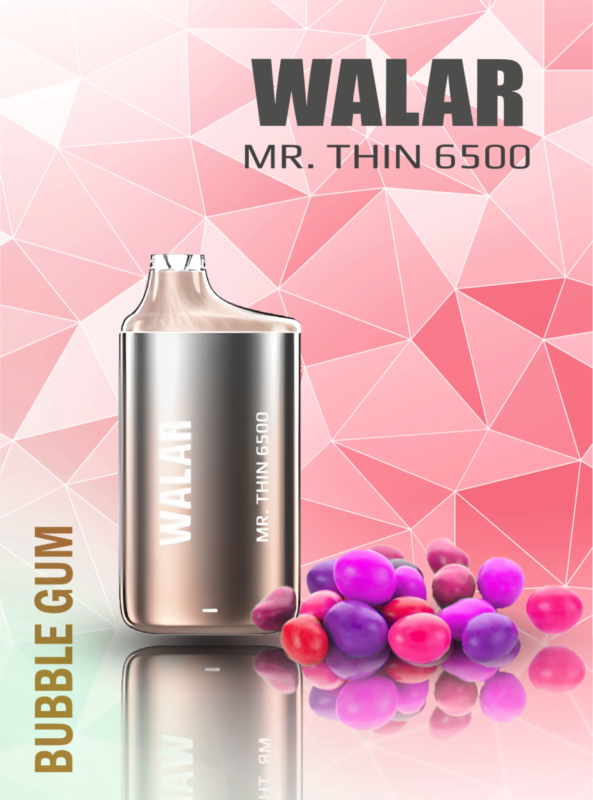 Walar Mr. Thin 6500 - Bubble Gum