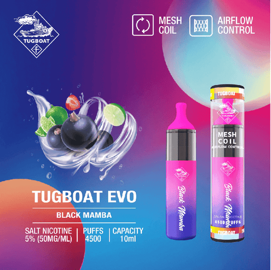 TUGBOAT Evo - Black Mamba