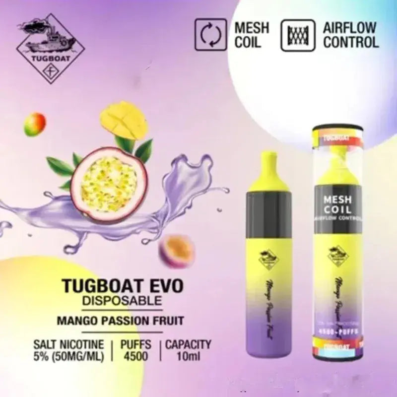 TUGBOAT Evo - Mango Passion Fruit
