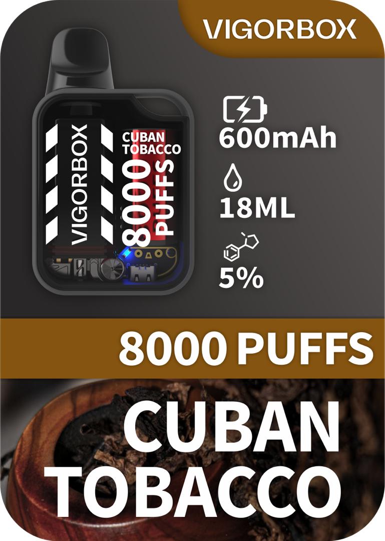 Vigorbox 8000 - Cuban Tobacco