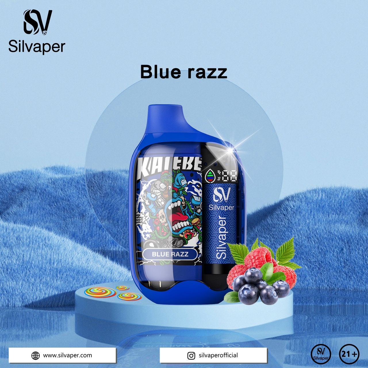 Silva Dream 10000- Blue Razz