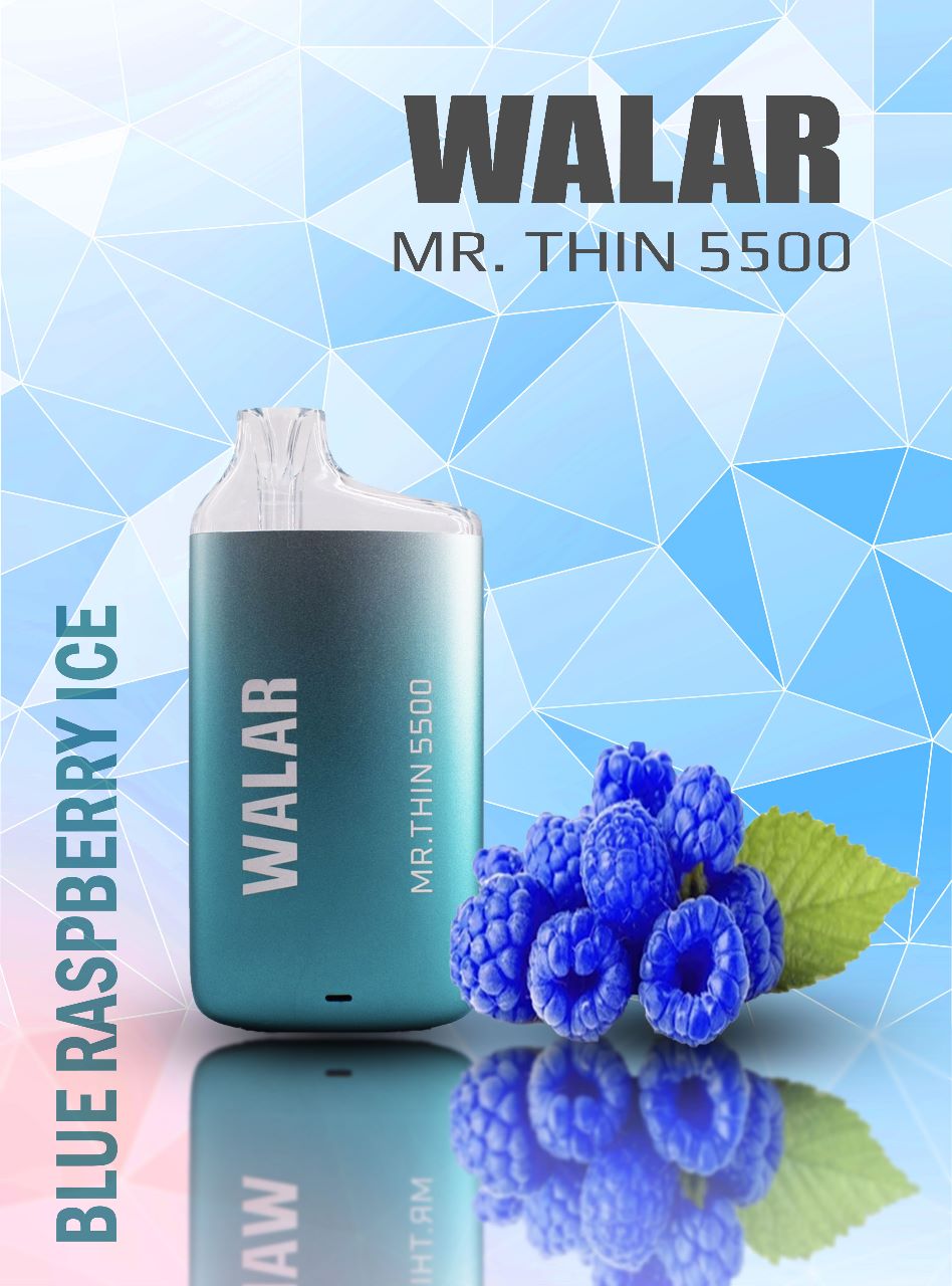 Walar Mr. Thin 5500 - Blue Raspberry Ice