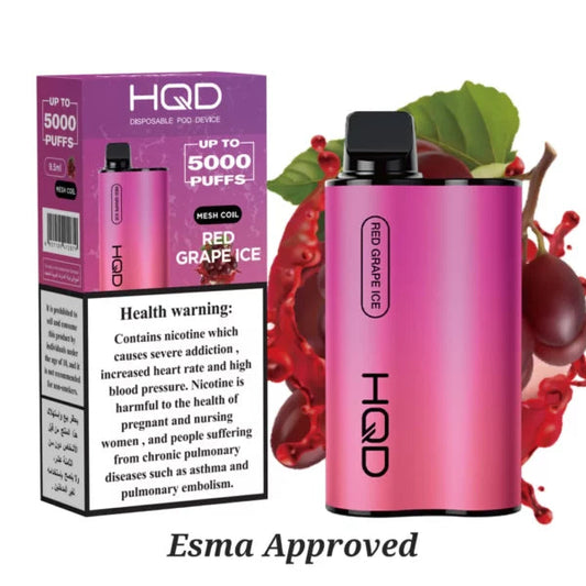 HQD Cuvie - Red Grape Ice