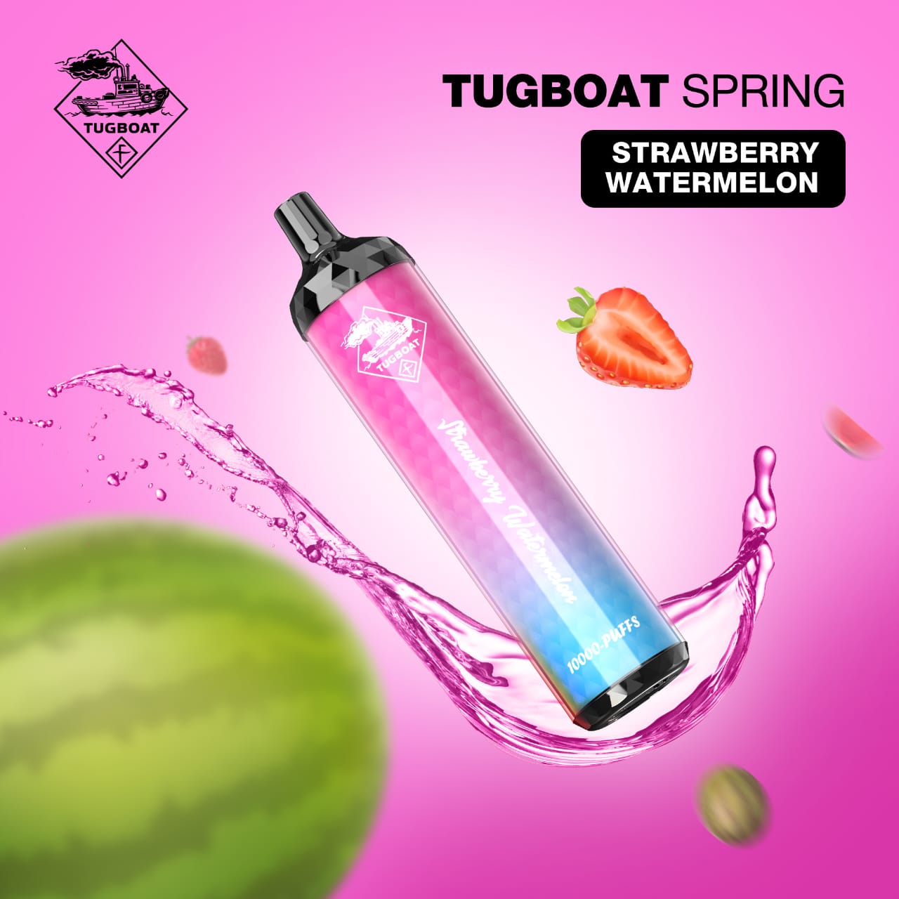 TUGBOAT SPRING- Strawberry Watermelon