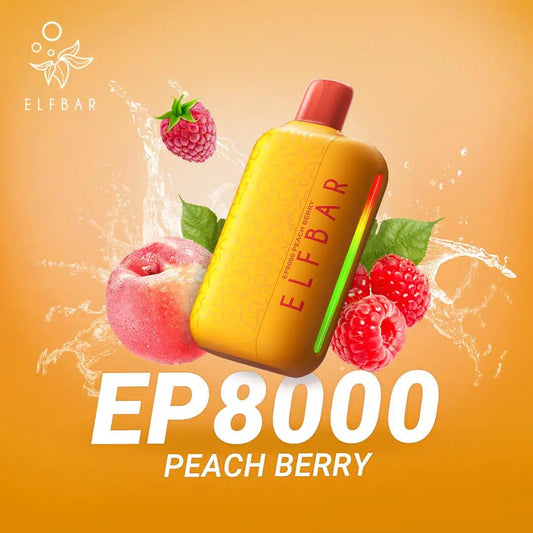 elfbar 8k 5%- peach berry