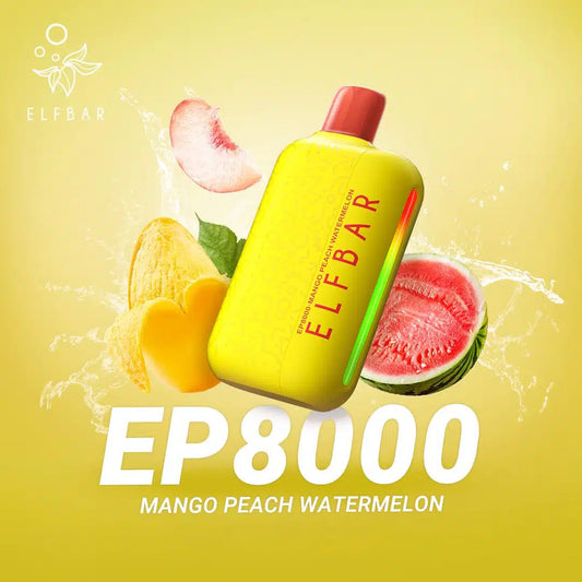 elfbar 8k 5%- mango peach watermelon
