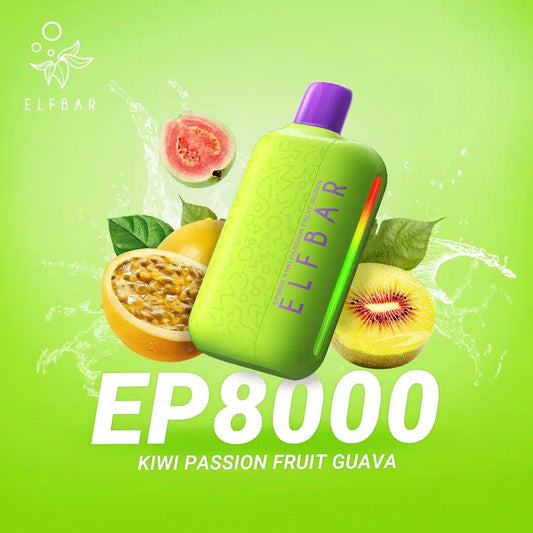 elfbar 8k 5%- kiwi passionfruit guava